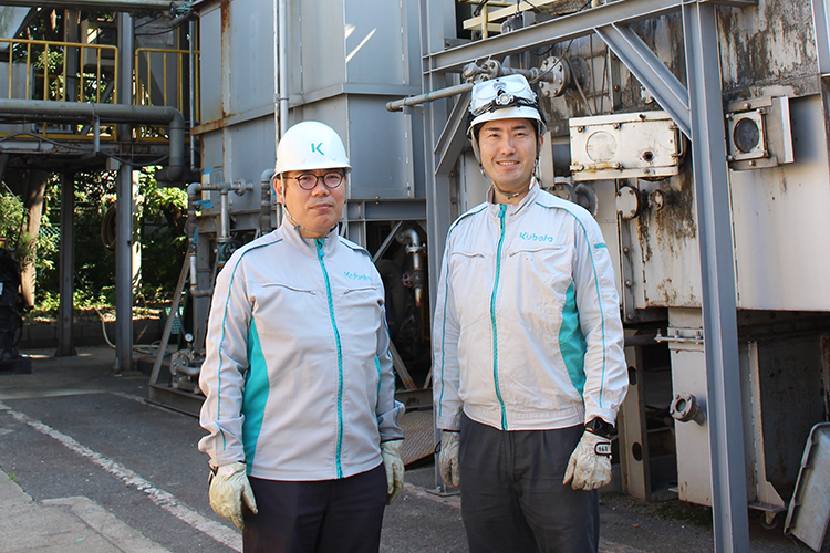 研究部門担当者　宝正史樹さん、平戸康雅さん