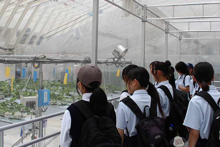 TECH LABの見学の様子