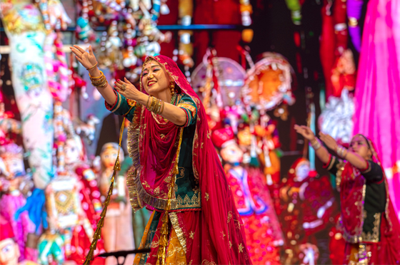 インドの魂を宿した古典舞踊と民族舞踊を披露する日本人プロフェッショナルグループ