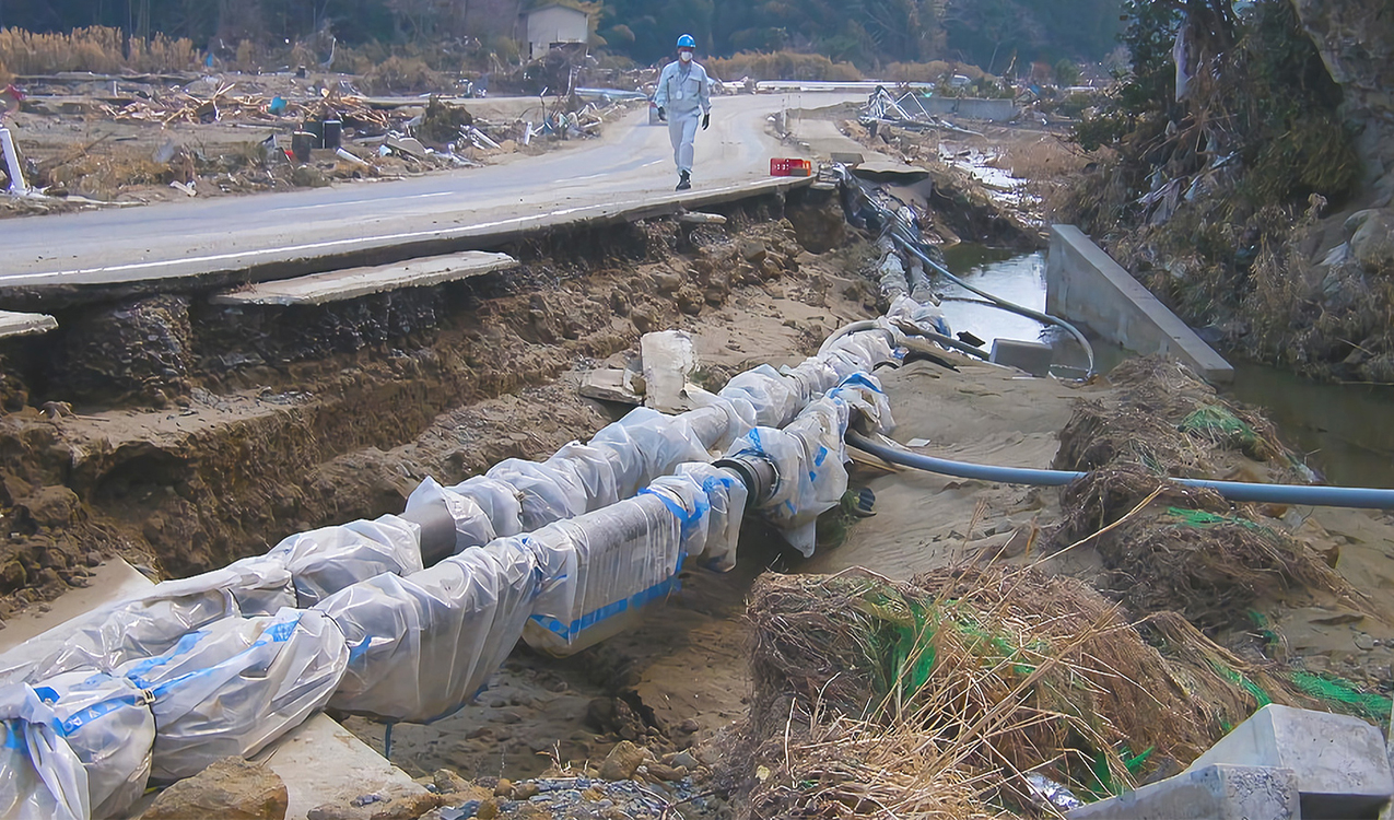 パイプ圧着機　フジ　水道管　水道工事 管工事・給水装置工事】φ13HIVP修理 パイプ圧着機 - YouTube