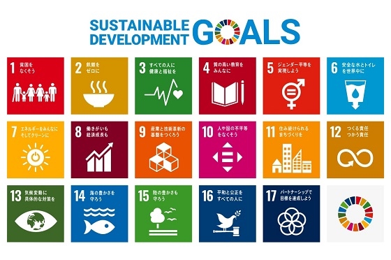 SDGsの17の目標を示した図