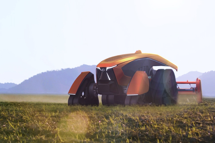 クボタが描く未来のトラクタ Kubota Concept Tractor