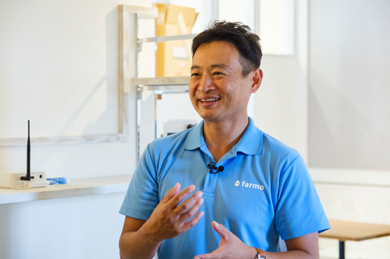 株式会社farmo代表取締役の永井 洋志さん