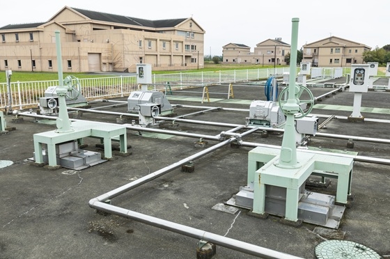 群馬県太田市の利根備前島水質浄化センター 