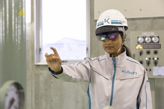 クボタ環境エンジニアリング DX推進部 企画課のペレラ・エランディさん 