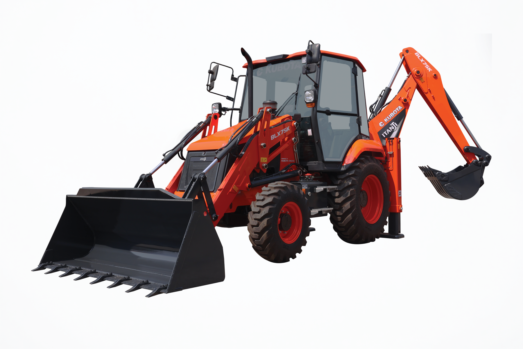 インド向けバックホーローダ「BLX75K」